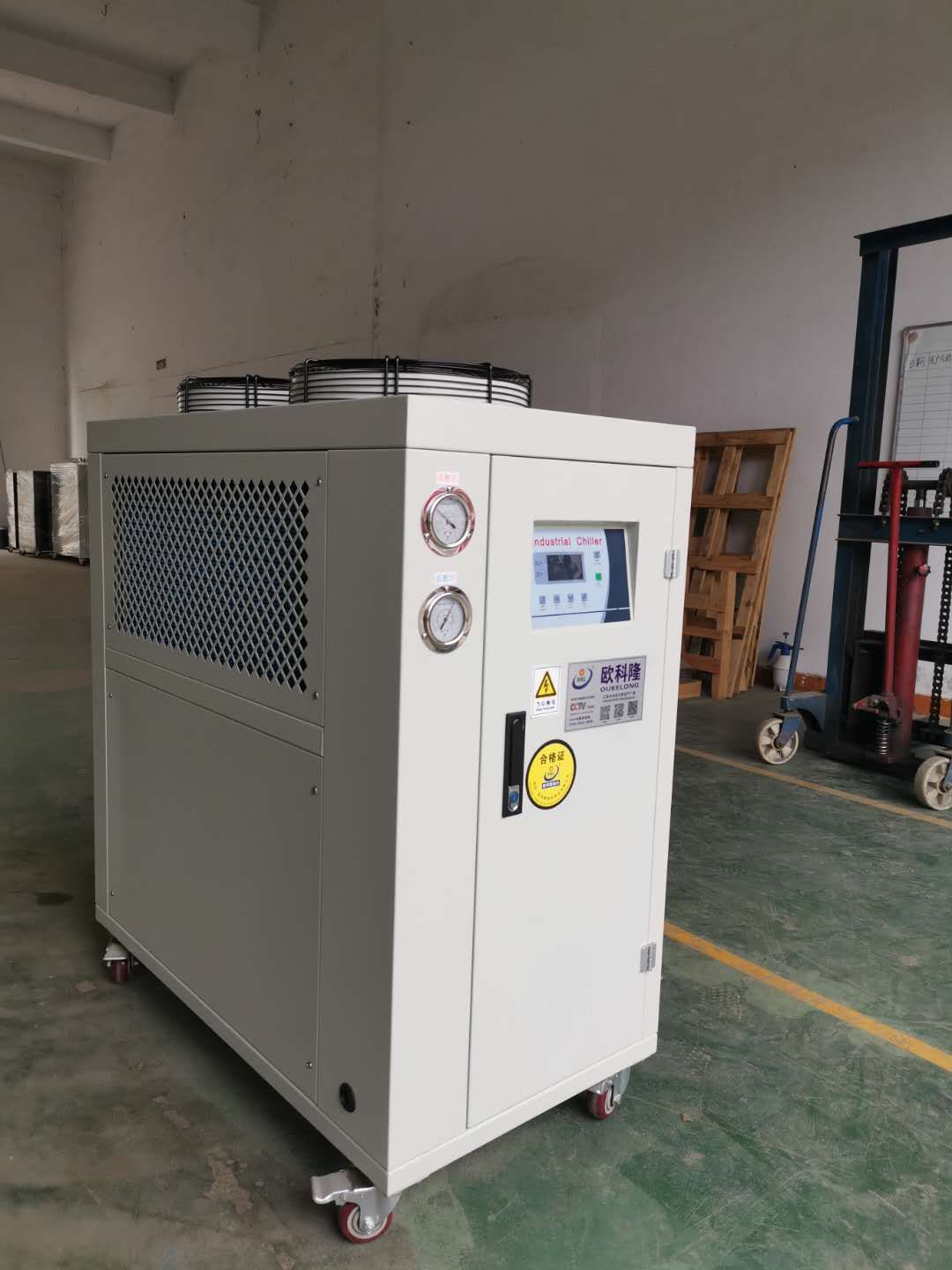 深圳注塑冷水機實例